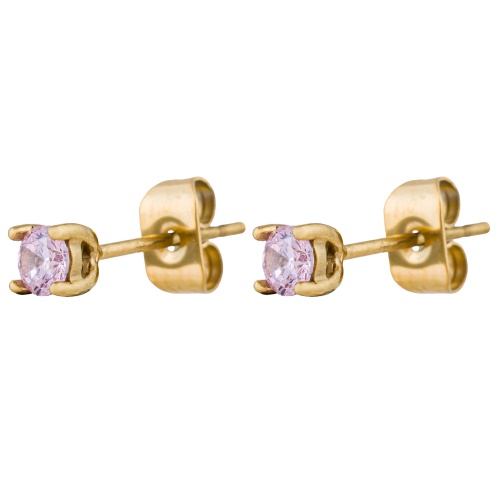 Пусеты Fiore Luna LIGHT ROSE, AE03187-1 R/G фото 3